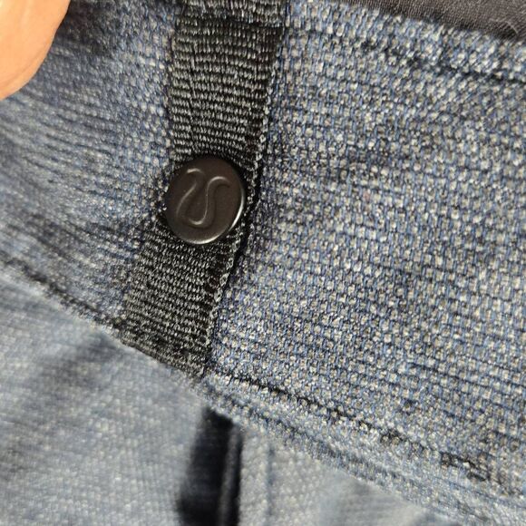 Lululemon ABC Tech Slim Fit Canvas Pants Gray LM5983S Casual Workwear Men 32xew - Picture 5 of 12